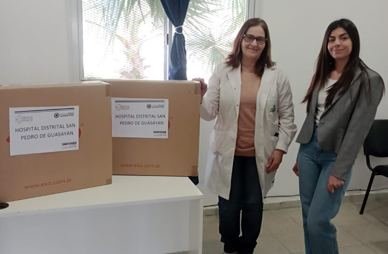 Entrega de equipamiento y capacitaciones en San Pedro de Guasayan.